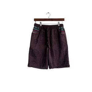 East Meets West‎ Floral Shorts Boho Festival Colorful Pockets Medium